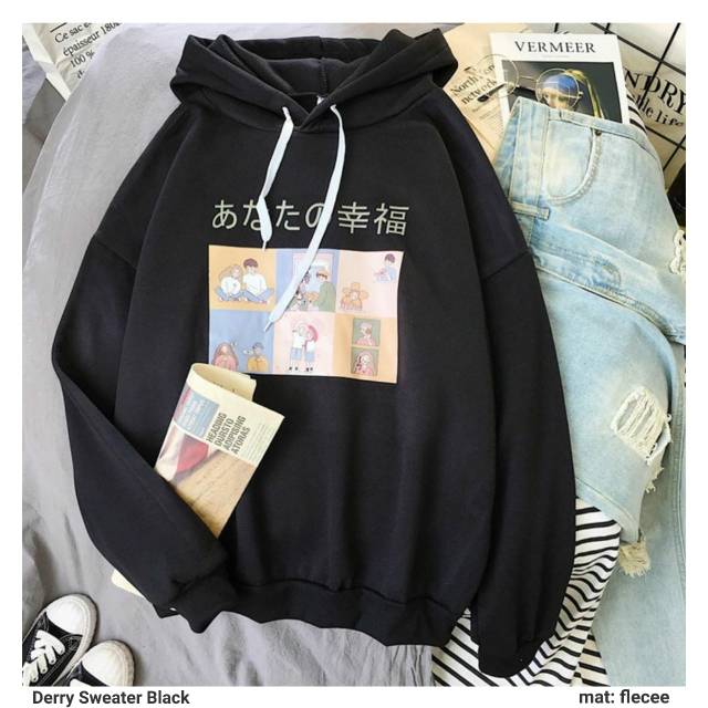 DERRY HOODIE WANITA HOODIE LUCU / HOODIE WANITA TEBAL