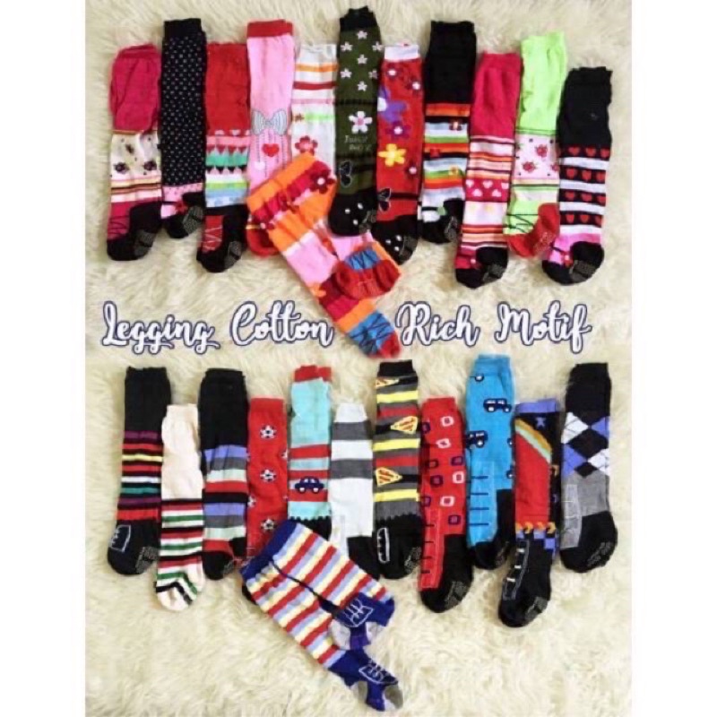 ( 1PCS )LEGGING BAYI MOTIF ORIGINAL IMPORT