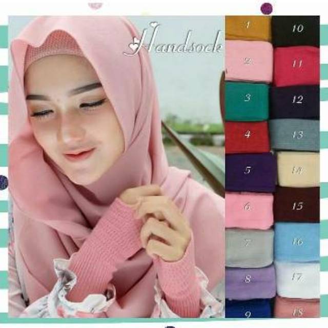 Handsock rajut # manset rajut # handsock jempol rajut