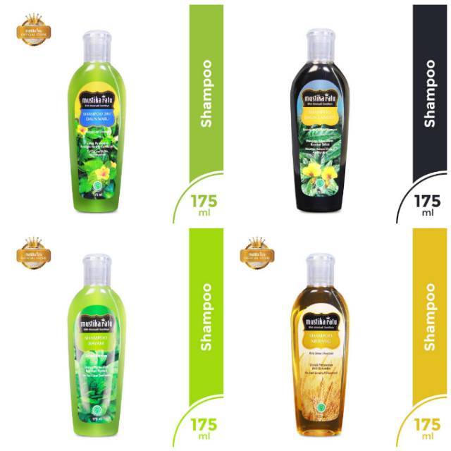 Mustika Ratu Shampoo 175ml All Variant ORIGINAL-BPOM