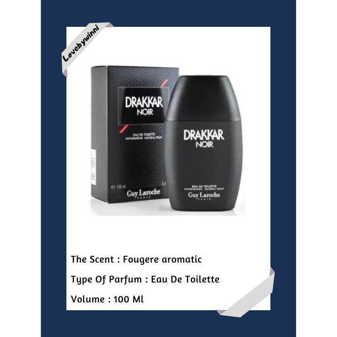 Guy Laroche Drakkar Noir for Men EDT Parfum 100 mL