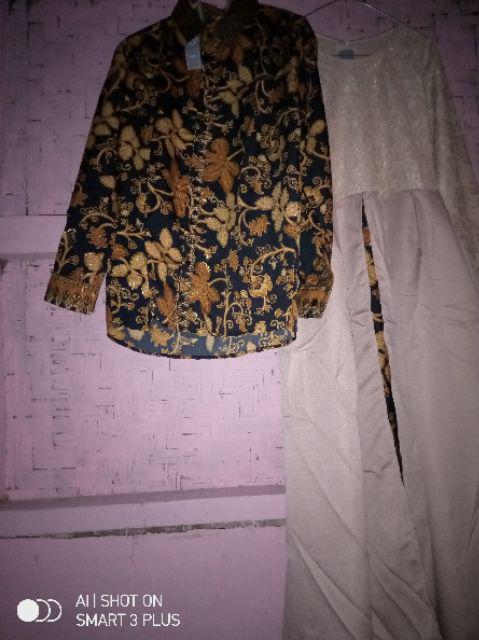 (real Pict) Couple Batik Kebaya Brukat Cp Sarwendah Jumbo Xl