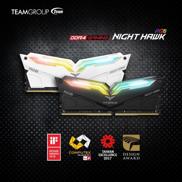 Team T-Force Night Hawk DDR4 RGB 16GB 2x8GB 3200Mhz