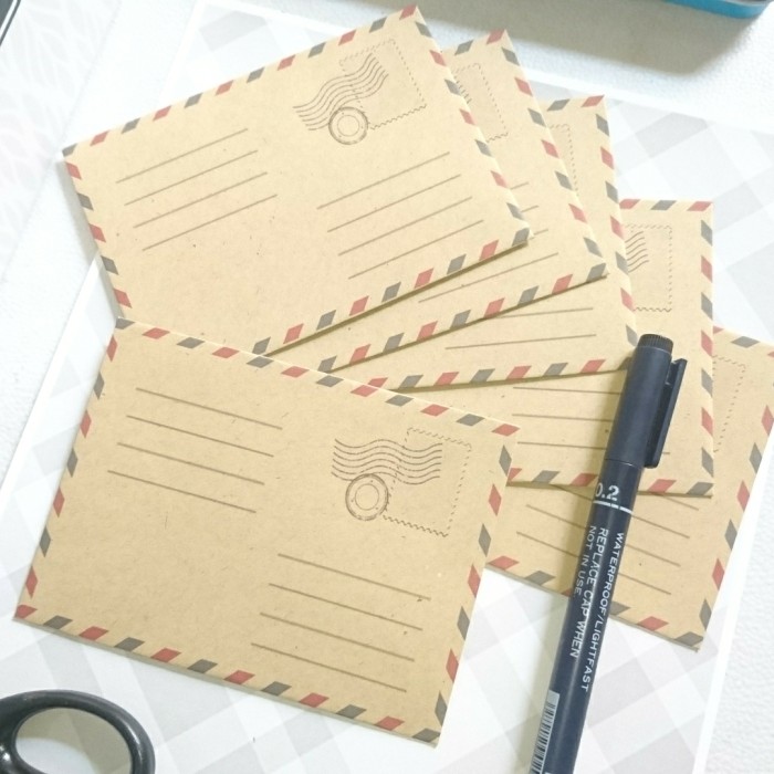 

Estudio 6pcs/set amplop vintage