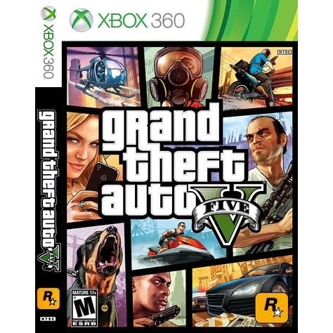 Game Grand Theft Auto V (GTA 5) XBOX 360 for Jtag/RGH (Game Data DVD Kaset)