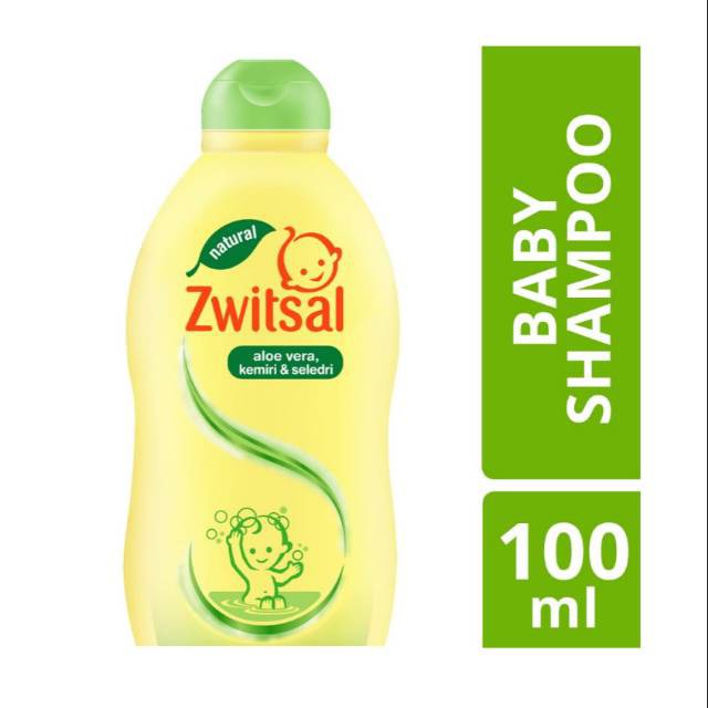 Zwitsal Natural Baby Shampoo Aloe Vera Kemiri 100ml - Shampo Bayi