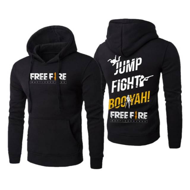 Sweater hoodie free fire fight booyah