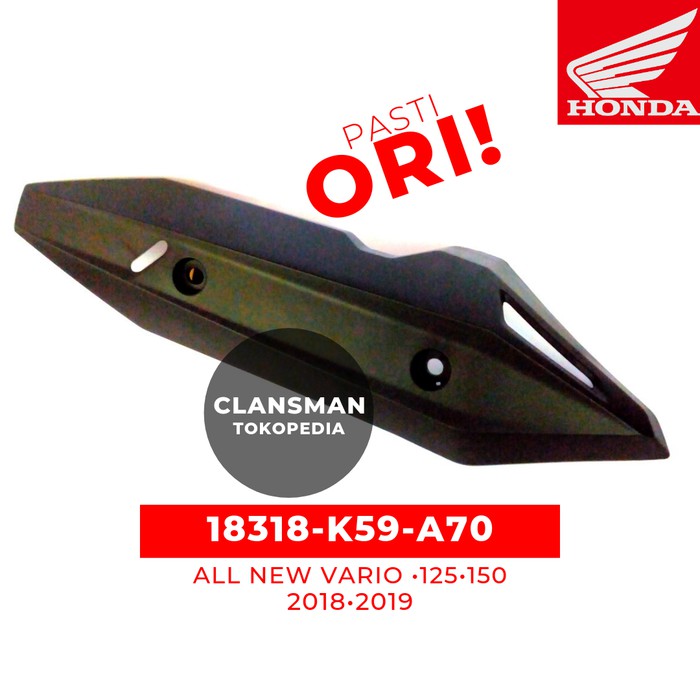 Cover knalpot Muffler Tebeng Knalpot Honda All New Vario 125 150 2018