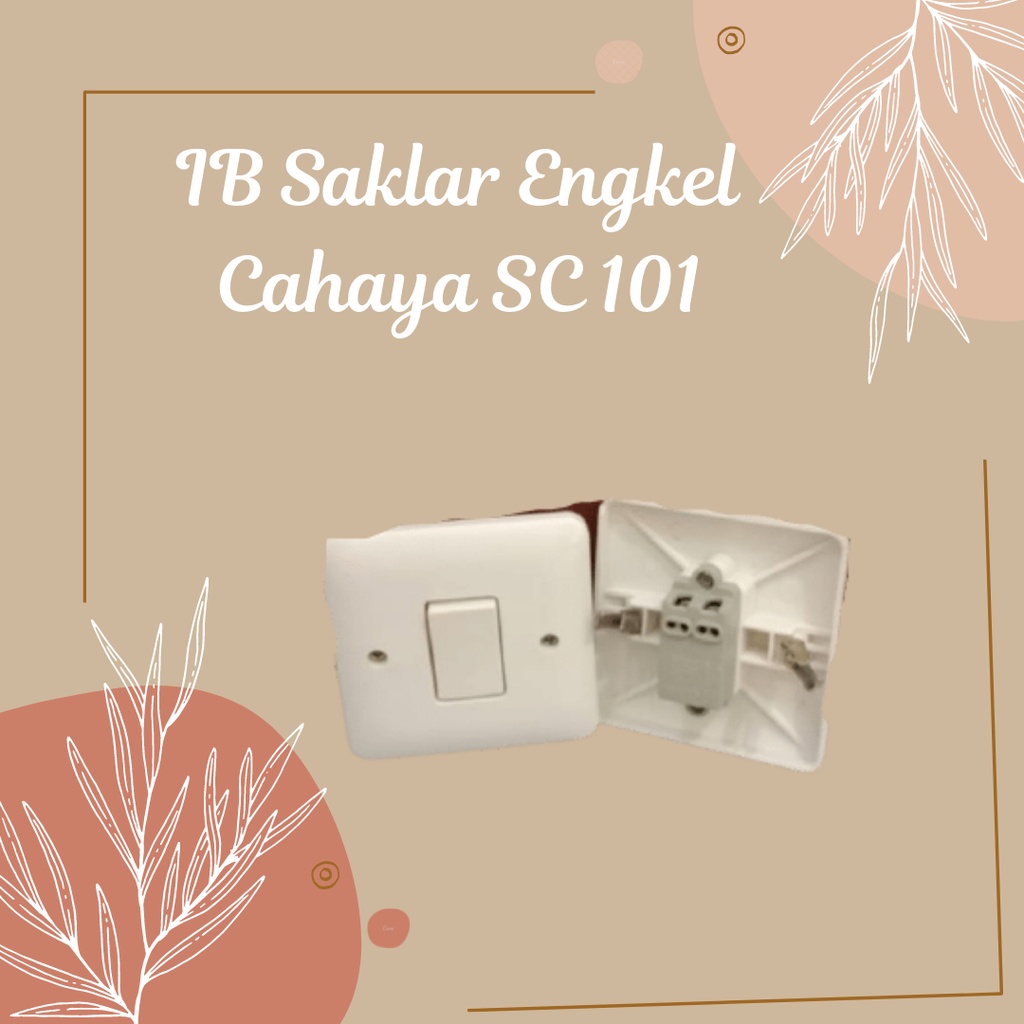 Jual IB Saklar Engkel Cahaya SC 101 aklar lampu sakelar harga ...
