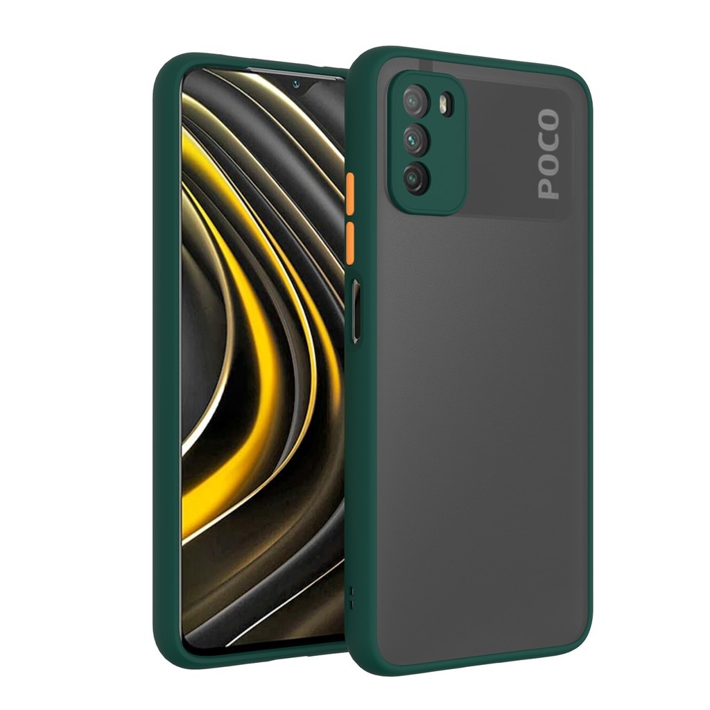 Hybrid MATTE POCO M3 X3 GT Xiaomi Mi 10T pro Redmi 9T case casing cover FROSTED dof