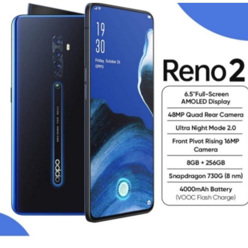 Oppo Reno 2 Ram 8/256 Garansi resmi