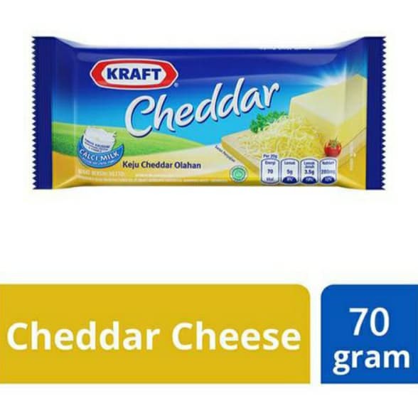 

Keju Batang KRAFT CHEDDAR 70 gr