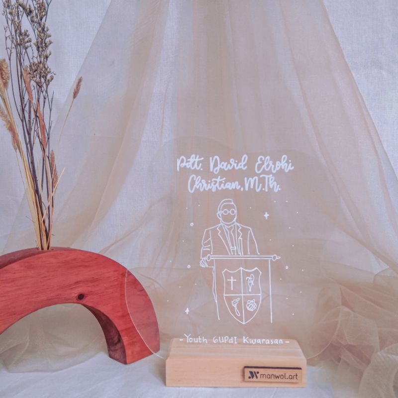 Acrylic Coral | Akrilik | Custom Akrilik | Kado Wisuda | Handmade