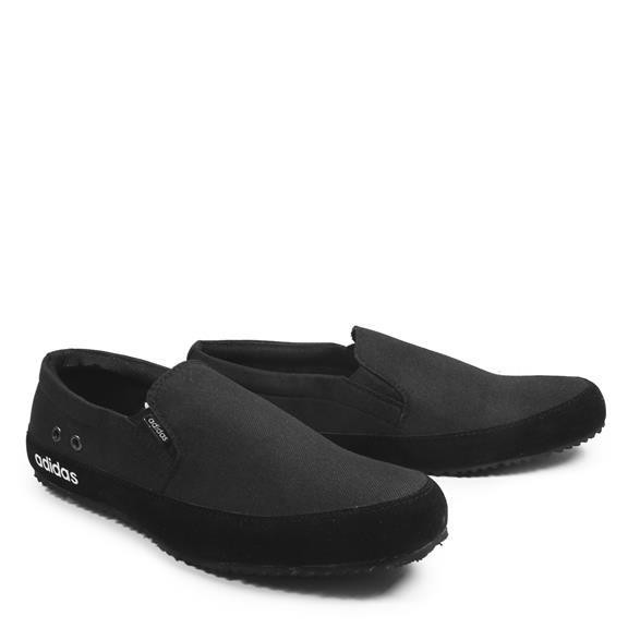 COD BOSQU !!! Sepatu Pria Casual Slop Hitam Formal Santai Kerja Slip On