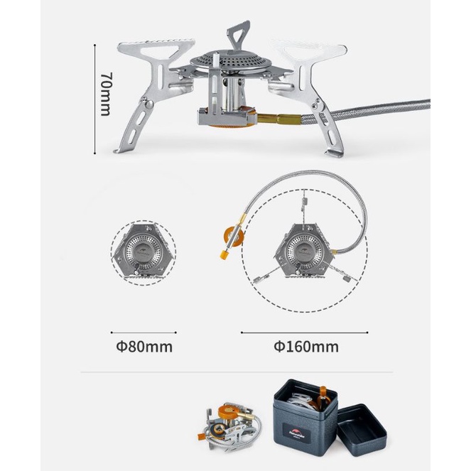 Naturehike kompor camping gas stove portable mini ultralight gunung no msr bulin brs firemaple