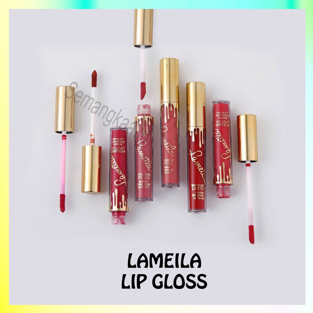 LEMEILA Lipstick Cair Matte Tahan Lama Lip Gloss 6 Warna LA014