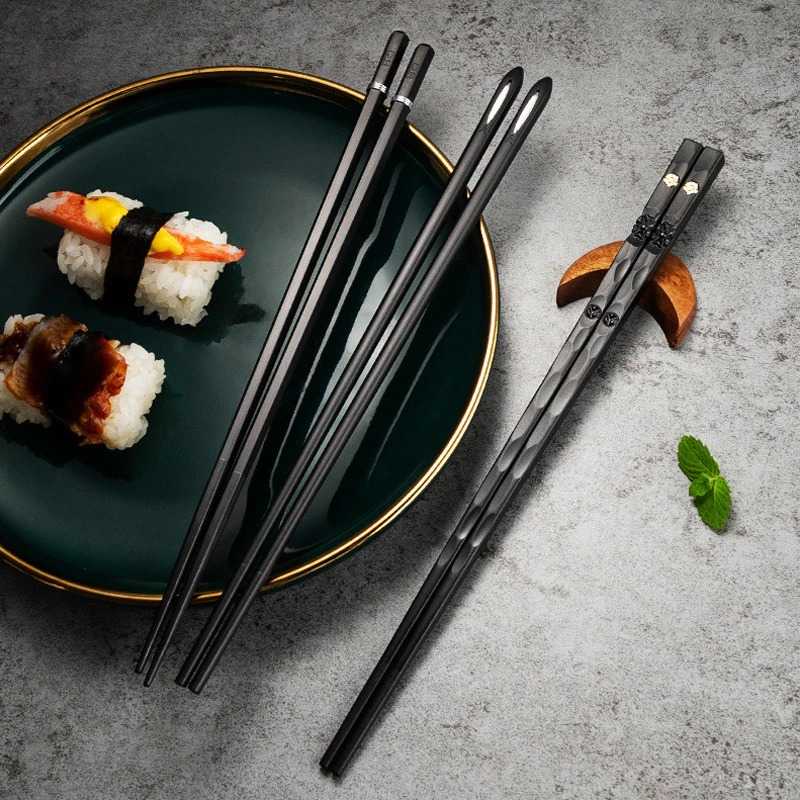 [ORIGINAL] Alat Makan Sumpit Japanese Japan Style Chopsticks Reusable Premium Hotel Food Grade Travel Anti Karat Murah Terbaru