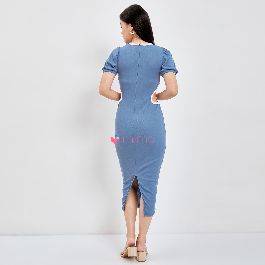 Knit CutOut Waist Dress