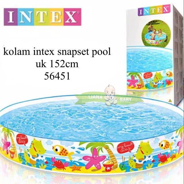 SWIM60 KOLAM INTEX SNAPSET POOL UK 152cm  56451