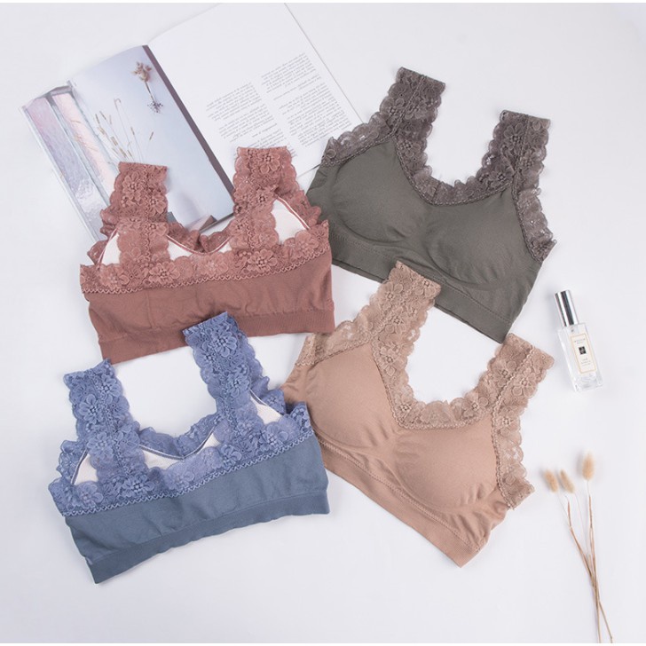 𝐄𝐁𝐒 ✅ PW096 Pakaian Wanita Nyaman Renda Fashion Korea Lembut Import COD PW096