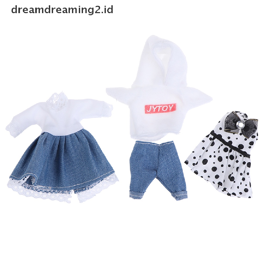 (LIKE) Dress Mini DIY Untuk Boneka Perempuan Skala 1: 8