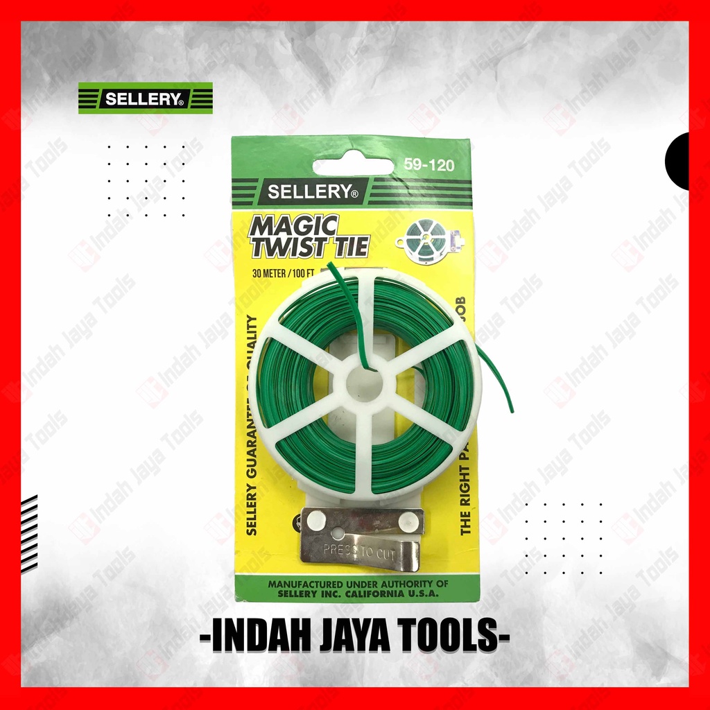 Twist Tie 30 Meter Sellery / Magic Twister Tali Pengikat Kabel Kawat