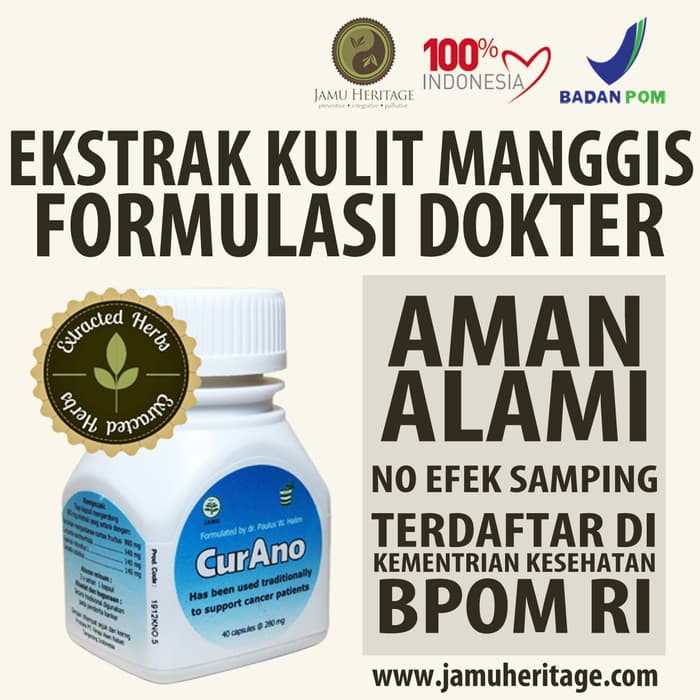 

Jamu Herbal Formulasi Dokter Curano Ekstrak Kulit Manggis - Awet Muda - ju1471