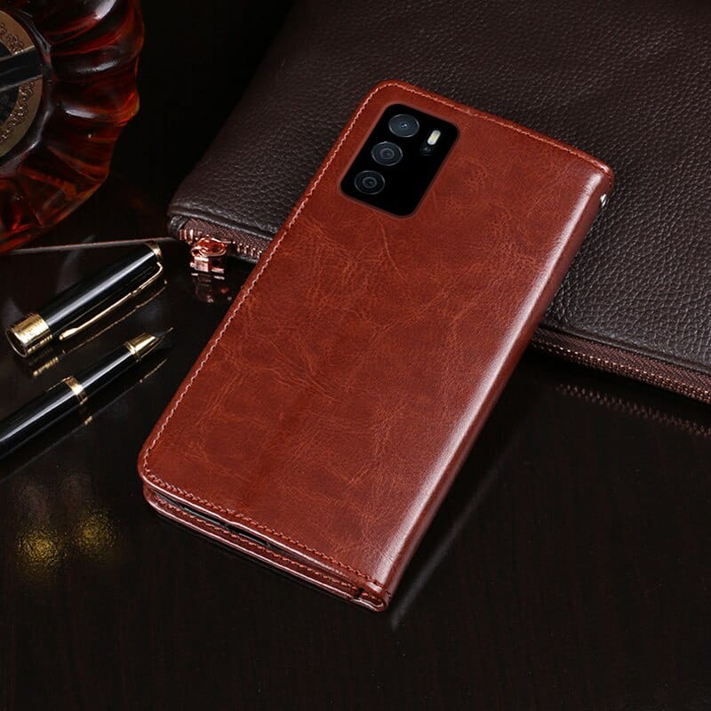 Oppo A16 Case Flip Cover Leather Case Sarung Buku Oppo A16