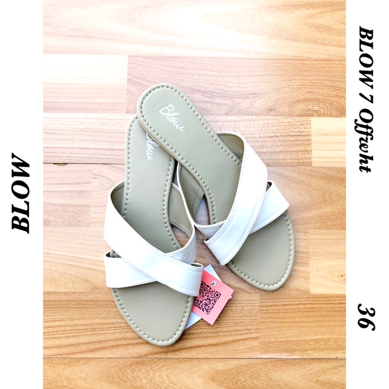 BLOW 7 Offwhite sandal putih