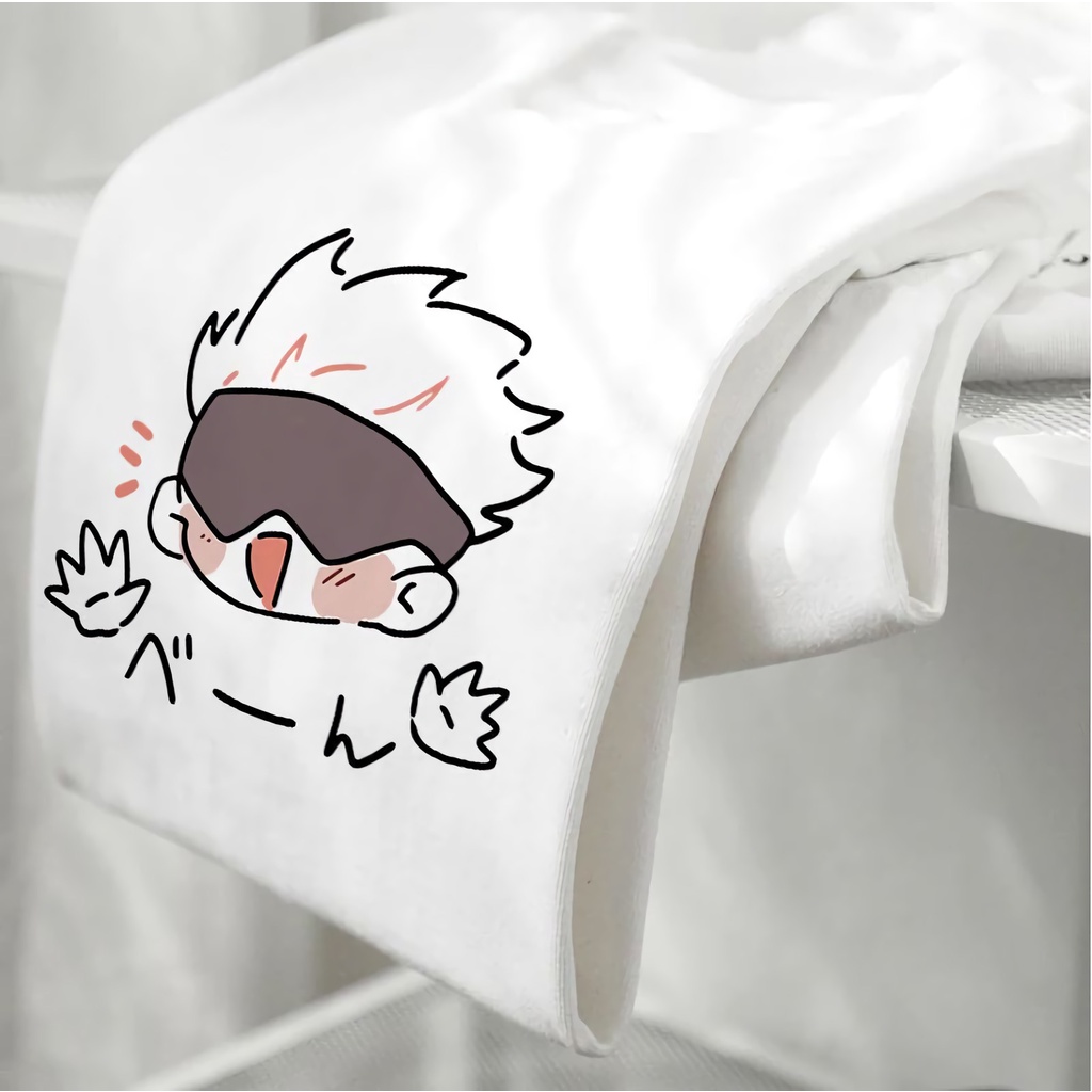 Tshirt Gojo Face Chibi Anime Manga Jujutsu Kaisen Premium Unisex