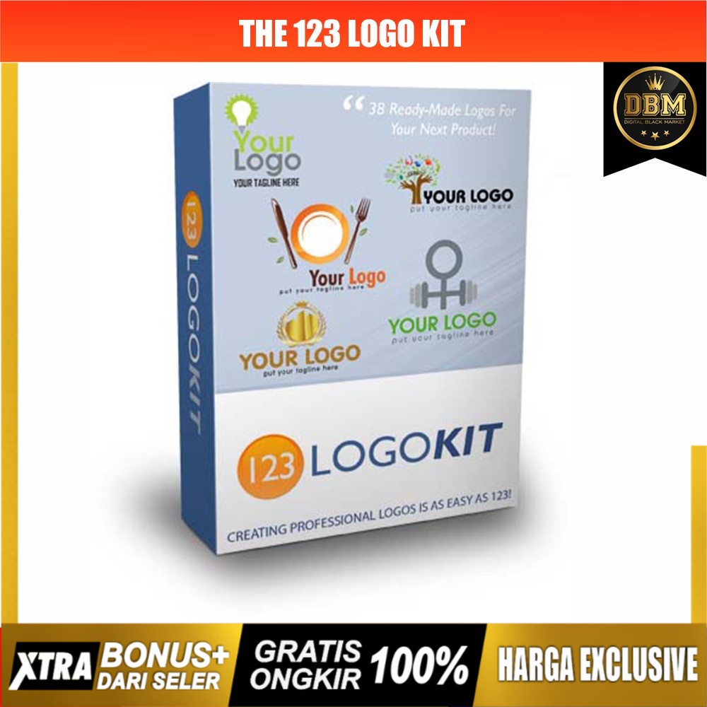 THE 123 Logo Kit - Jago Bikin Logo