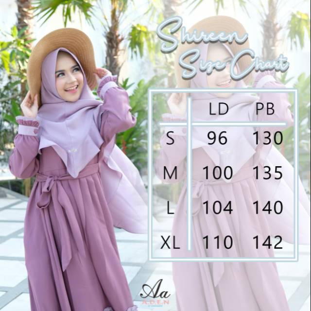 Gamis Only Polos Murah Wollycrepe Premium Shireen Ori by Aden Hijab