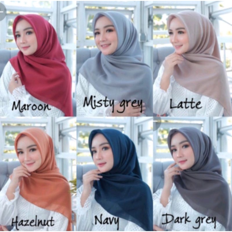 BEST SELLER - Jilbab Pashmina Plisket Ceruty Premium-Random Jilbab
