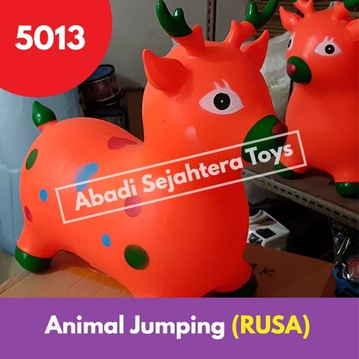 Animal Jumping / Mainan Anak (Kuda , Rusa , Sapi)