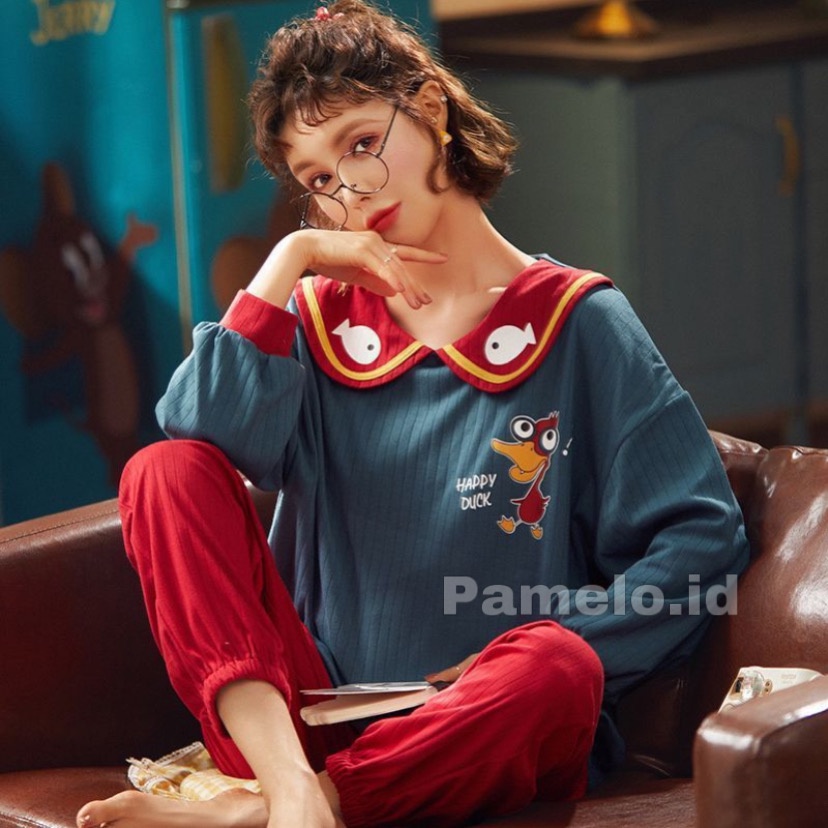 Pamelo Piyama Premi/Stelan Baju tidur import Wanita/Stage 2/Korea Style/Piyama Import/Baju Tidur Premium