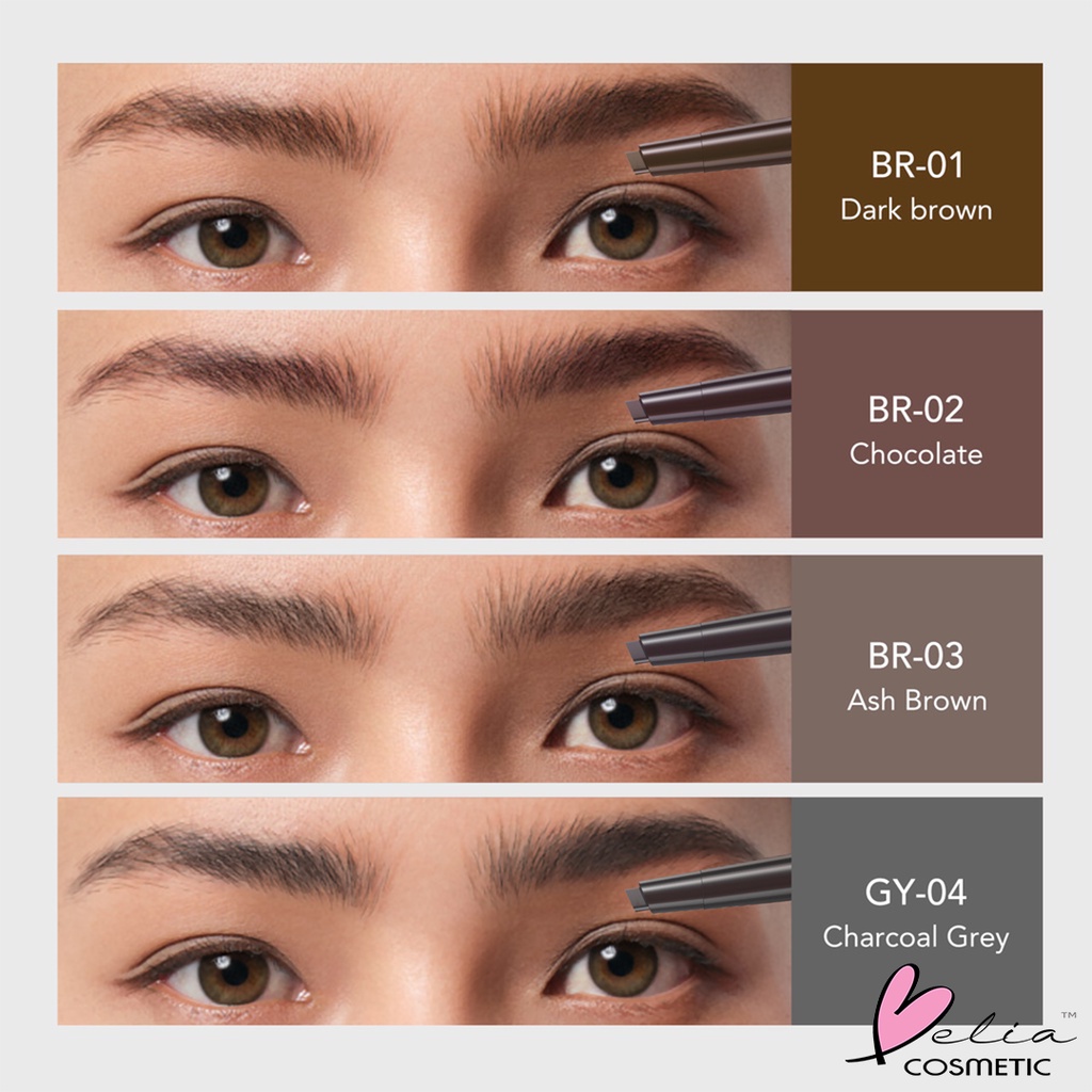 ❤ BELIA ❤ YOU Teardrop Brow Definer | Eyebrow | Pensil Alis | Waterproof | Long Lasting BPOM