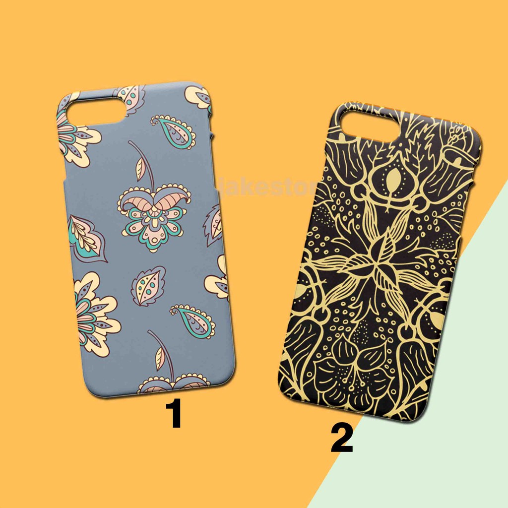 case Samsung S6 S7 edge S9 S8 Plus Note 8 5 9 Batik Pattern casing hardcase