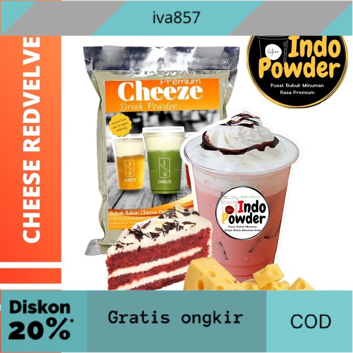 

PROMO Bubuk Minuman CHEESE RED VELVET 1Kg - Bubuk CHEESE REDVELVET 1Kg GRATIS ONGKIR