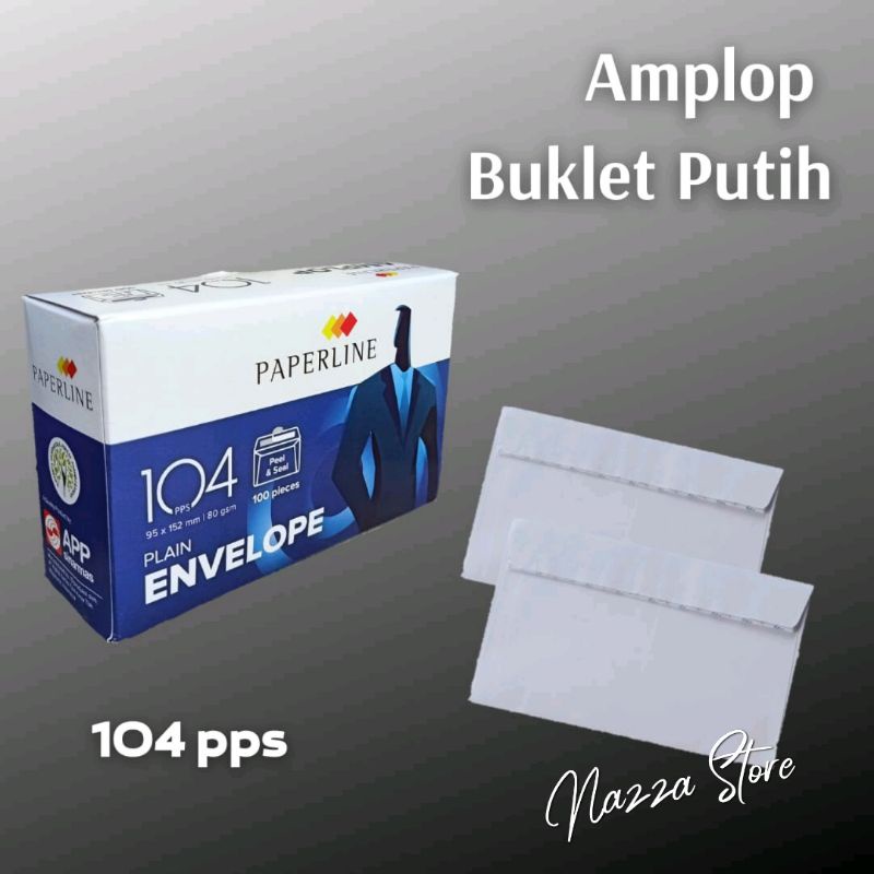 

Amplop Putih 104 PPS isi 100 lembar