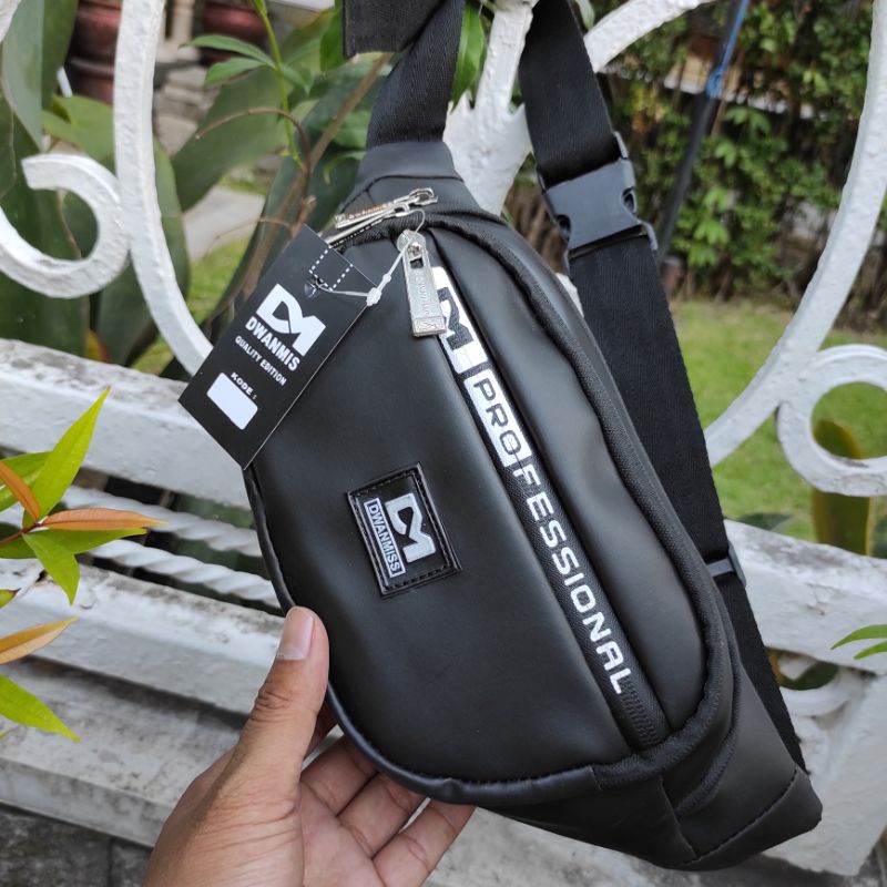 [T-DMB] Tas Selempang Pria | Tas Pria Original DMB | Waist Bag Pria Waterproof | Tas Cowok DISTRO