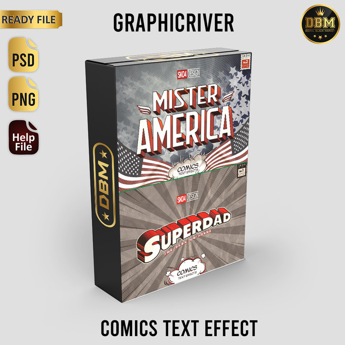 Comics Text Effect - Photoshop