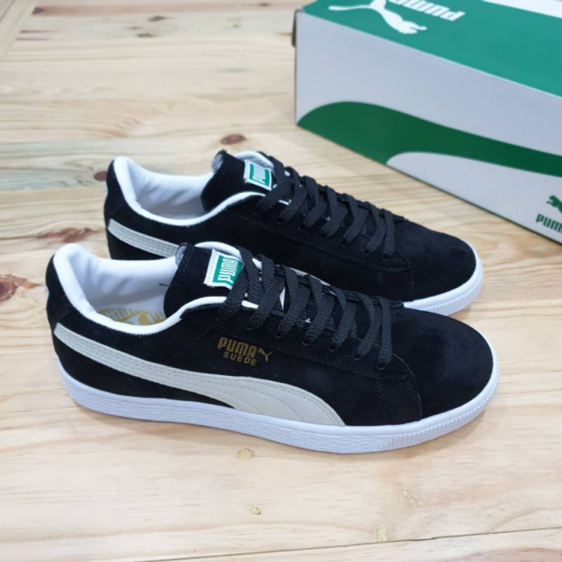 SNEAKERS PUMA SUEDE BLACK WHITE BNIB