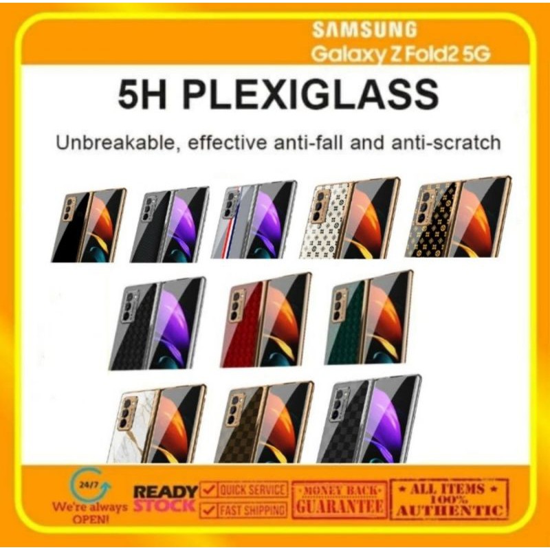 Case Samsung Galaxy Z Fold 2 Fold2 PlexiGlass (FNB Casing) Sarung Pelindung HP