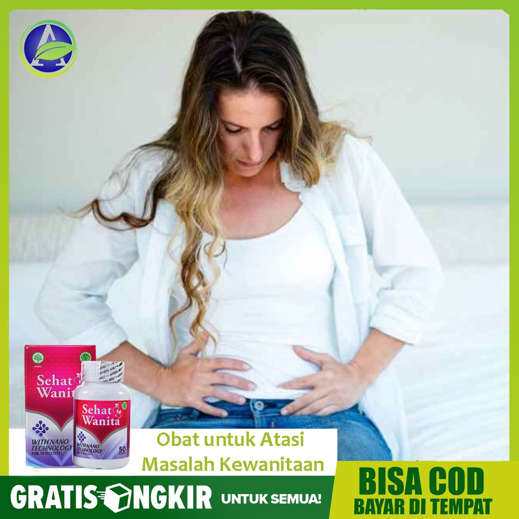 Obat untuk Atasi Masalah Kewanitaan, Obat Kesehatan Wanita Herbal Sehat Wanita 50 Kapsul - Bisa COD