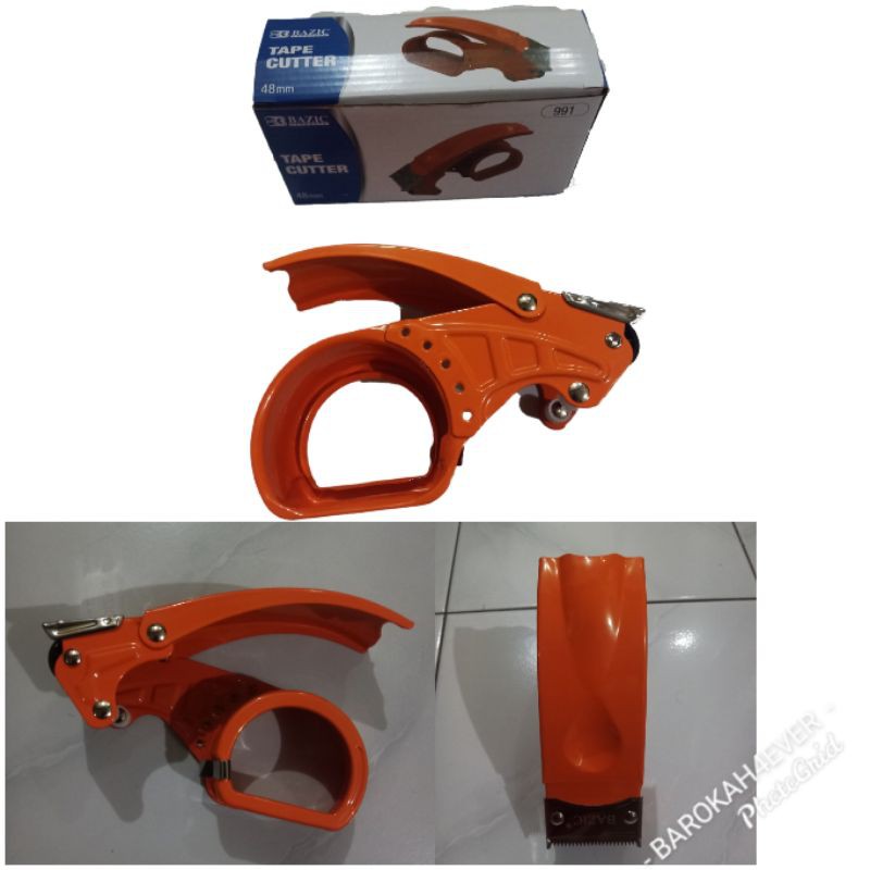 Alat Potong Lakban Besi 2 Inch Tape Cutter Dispenser Lakban Basic