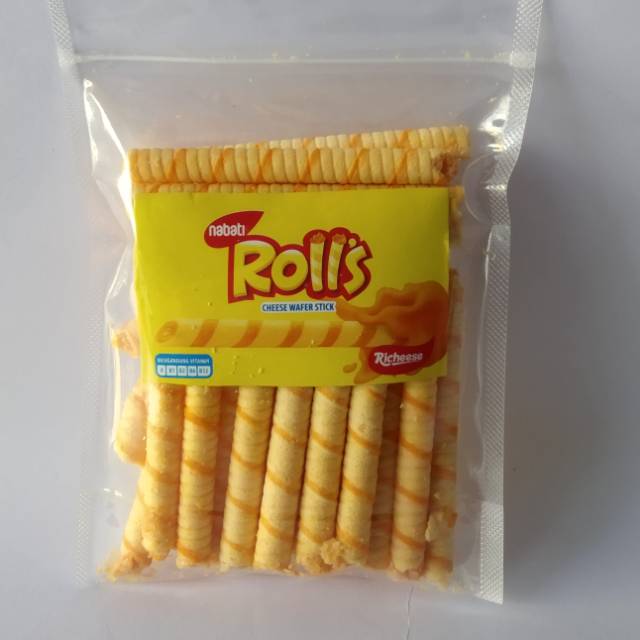 

SNACK AF KILOAN PROMO TERMURAH RECHEESE ROLLS KEMASAN REPACK 200GR