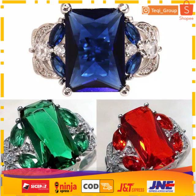 CINCIN WANITA ZIRCON 3 WARNA