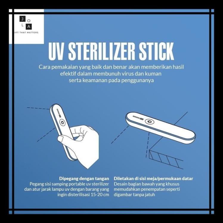 ORI UV Sterilizer Stick Portable / UVC Portable Sterilizer Stick Lampu UV