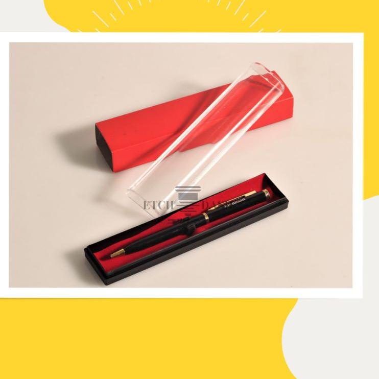 

オ Pulpen Exclusive Grafir Nama/Logo + Box - Pulpen si Trendy