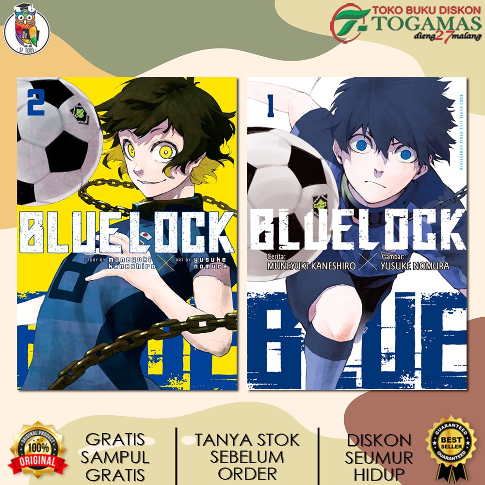 SERI KOMIK BLUELOCK BLUE LOCK KARYA MUNEYUKI KANESHIRO / ELEX MEDIA KOMPUTINDO